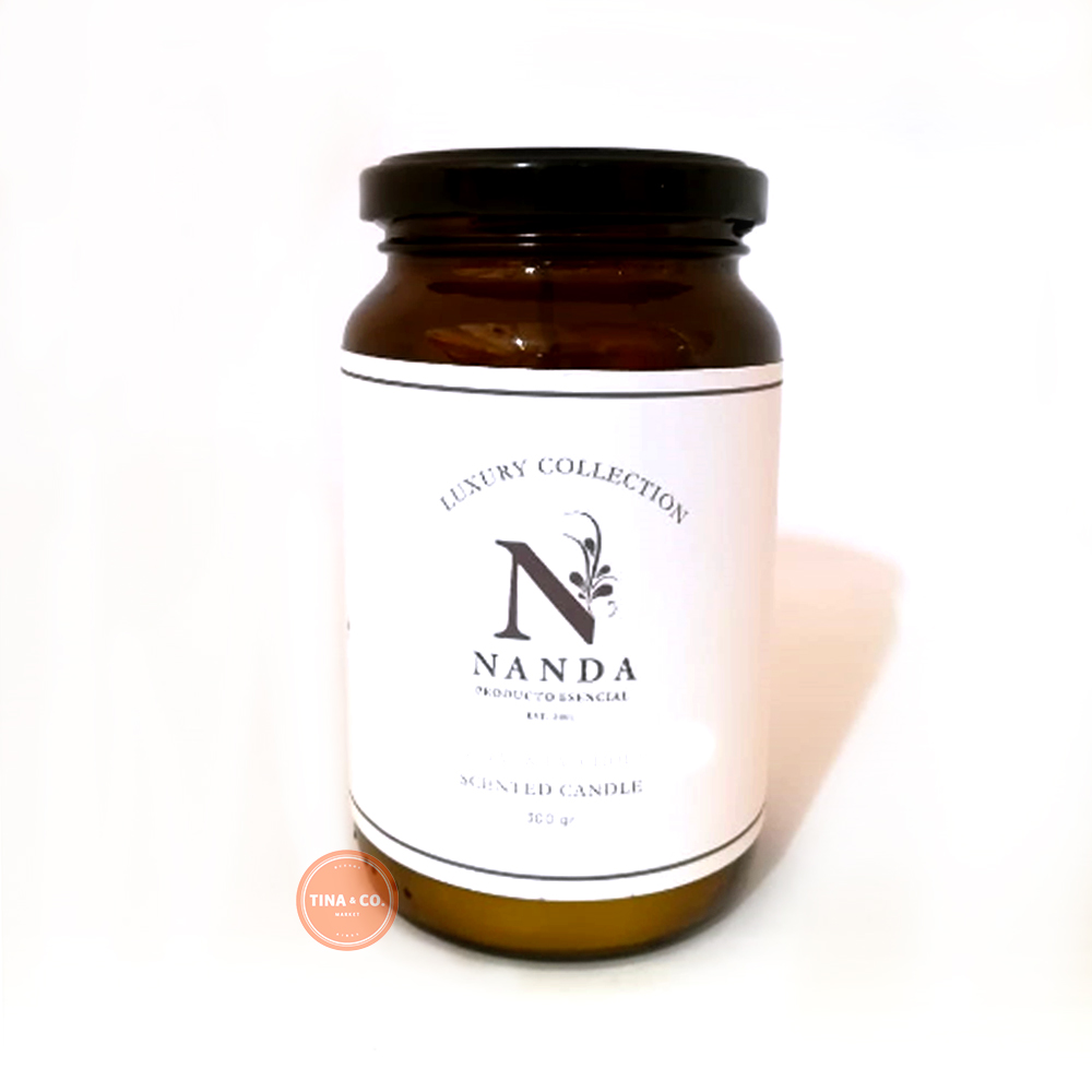 Nanda Scented Candle Santal & Patchouli - 300gr